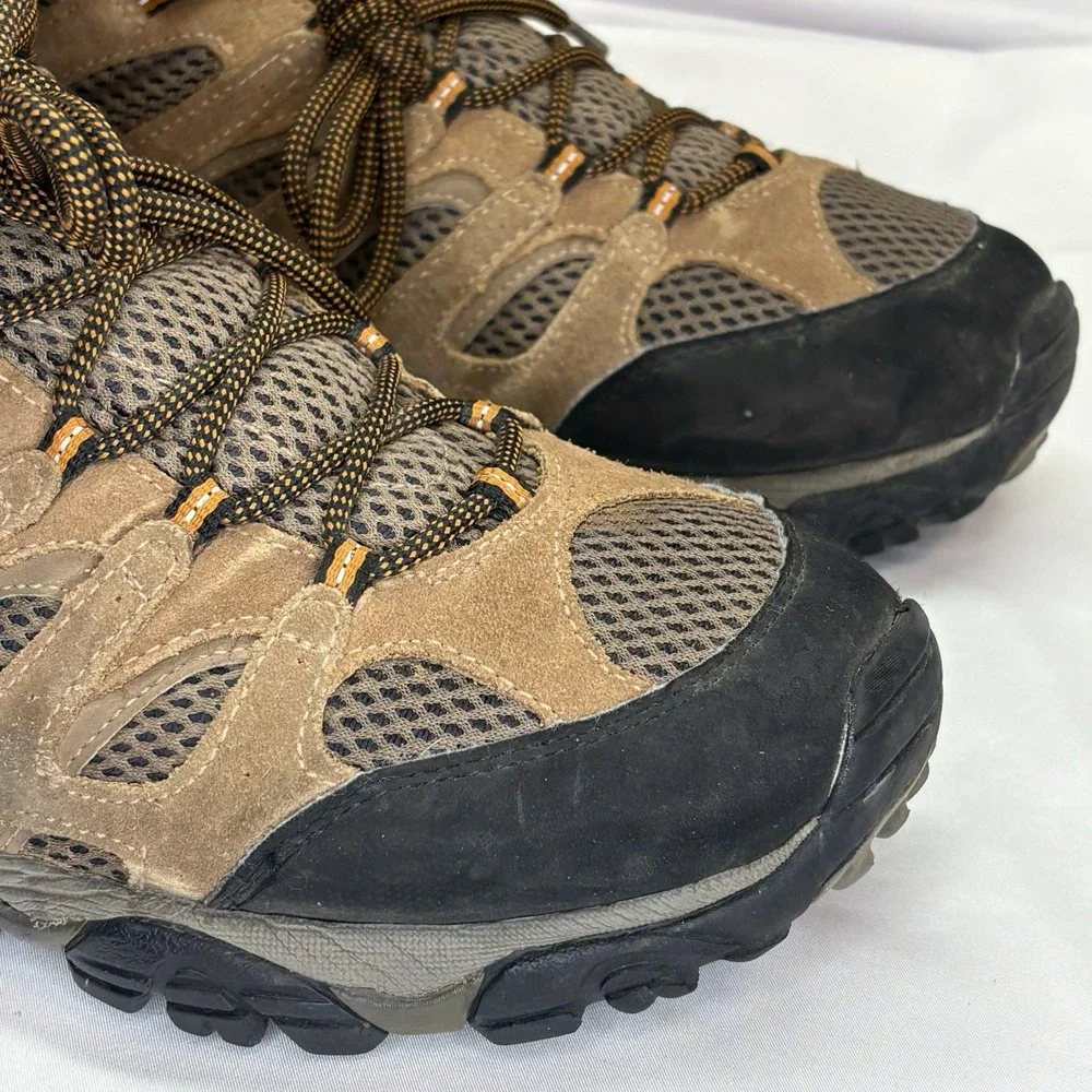 Merrell Moab Mid Waterproof Hiking Boots Mens 12 Earth J88623